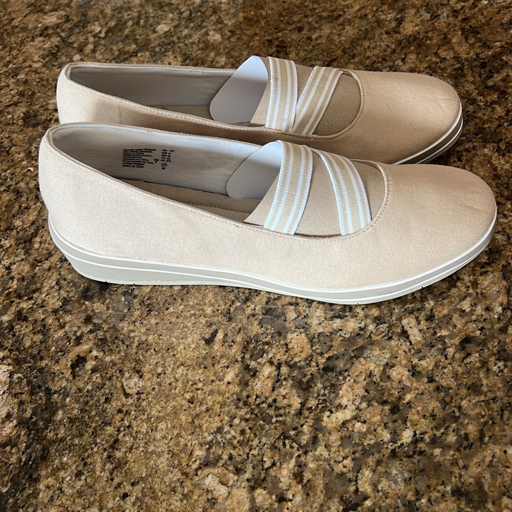 Tan Slip On Shoes - Picture 6 of 9
